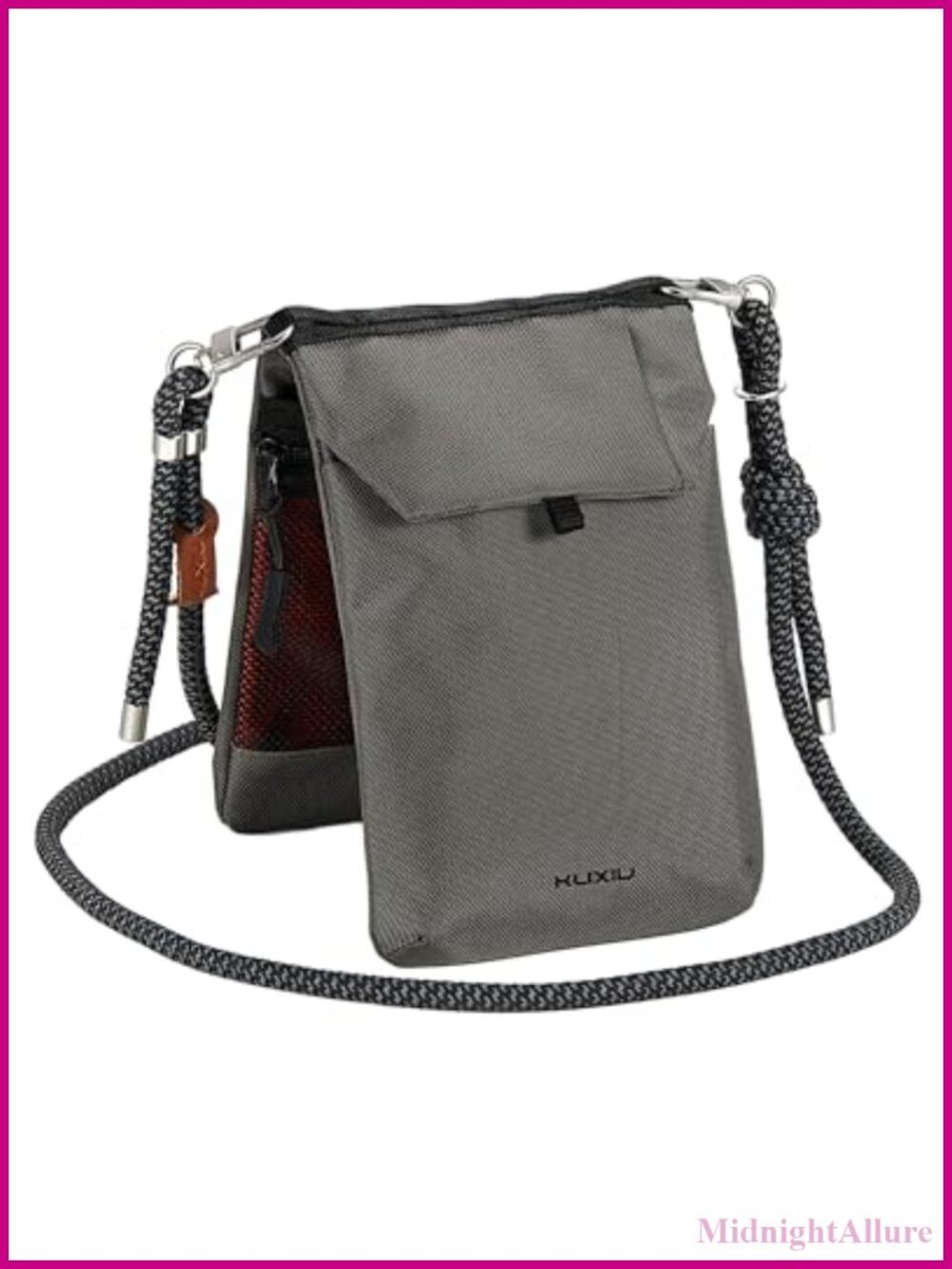 RFID Blocking Crossbody Bag Nylon Waterproof Travel Purse Card Slots